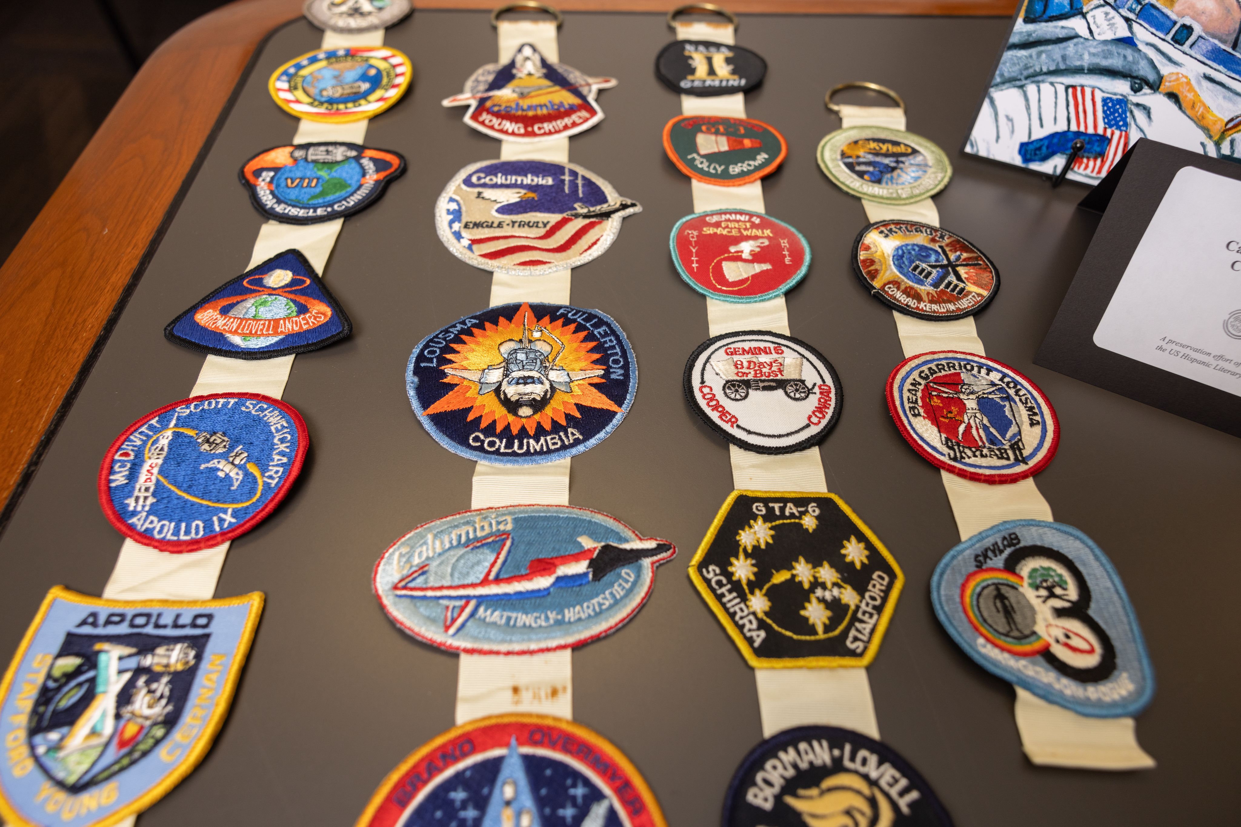 Patches recovered by Dr. Gabriela Baeza Ventura and her team at Recovering the U.S. Hispanic Literary Heritage.