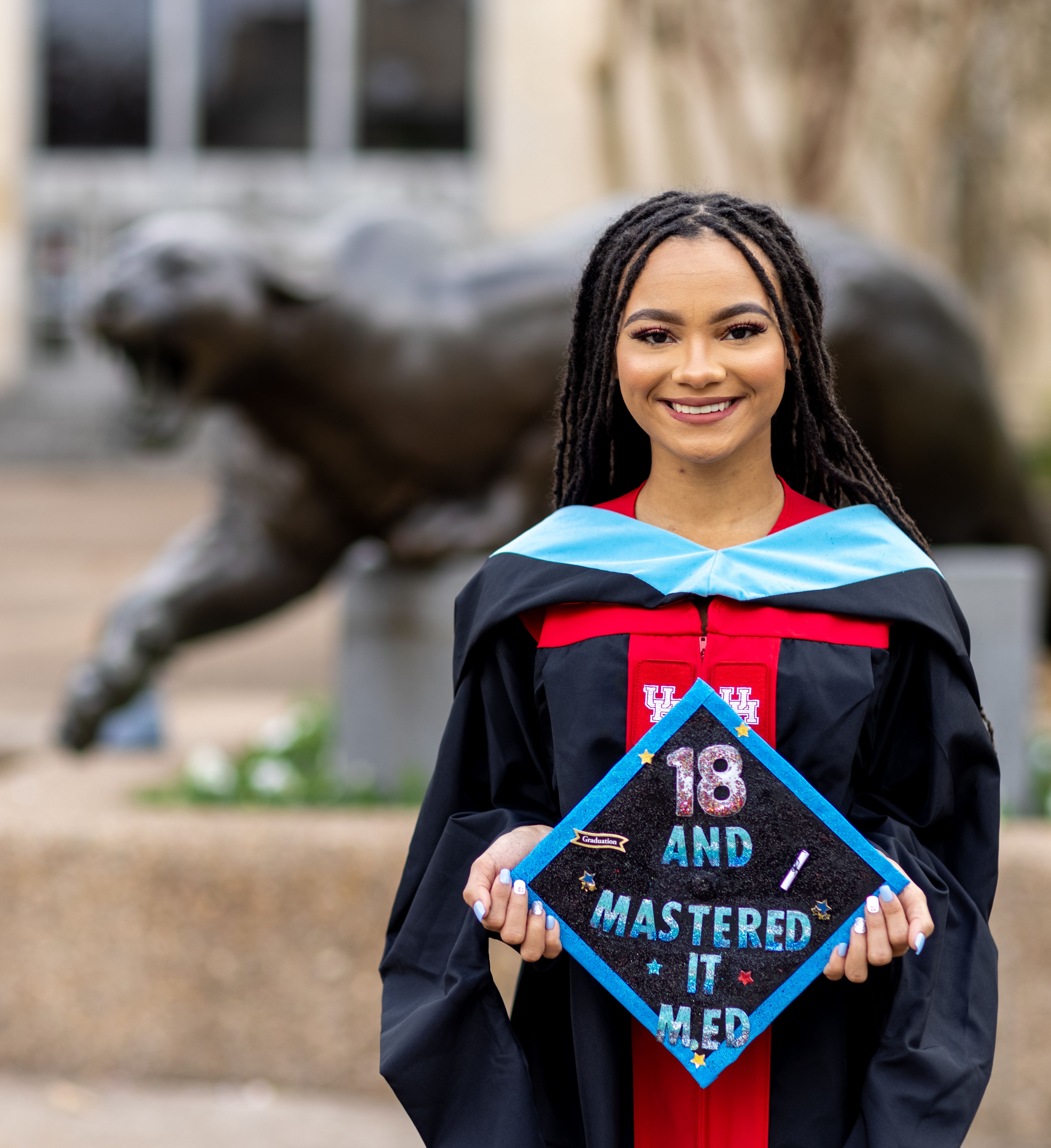 Salenah Cartier, 18, is the youngest Fall 2021 graduate.