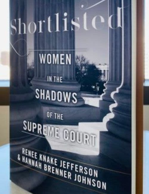 Jefferson's latest book, "Shortlisted: Women in the Shadows of the Supreme Court"