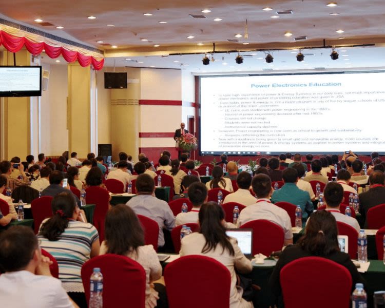 Keynote speaker at symposium of power electronics and electric drives education in Xiamen, China