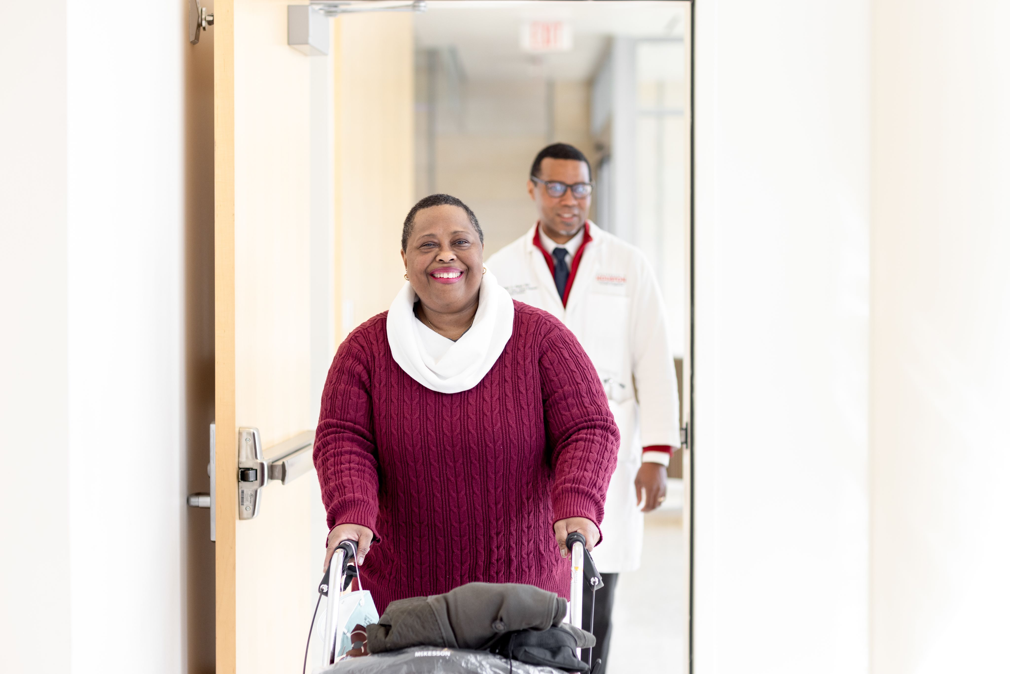 Photo of Olivette Brown and Dr. Brian Reed