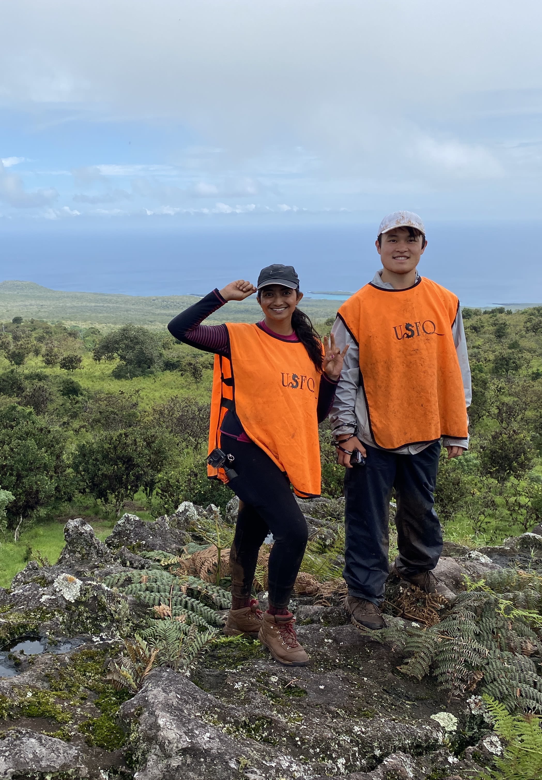 University of Houston students exploring the Galapagos Islands