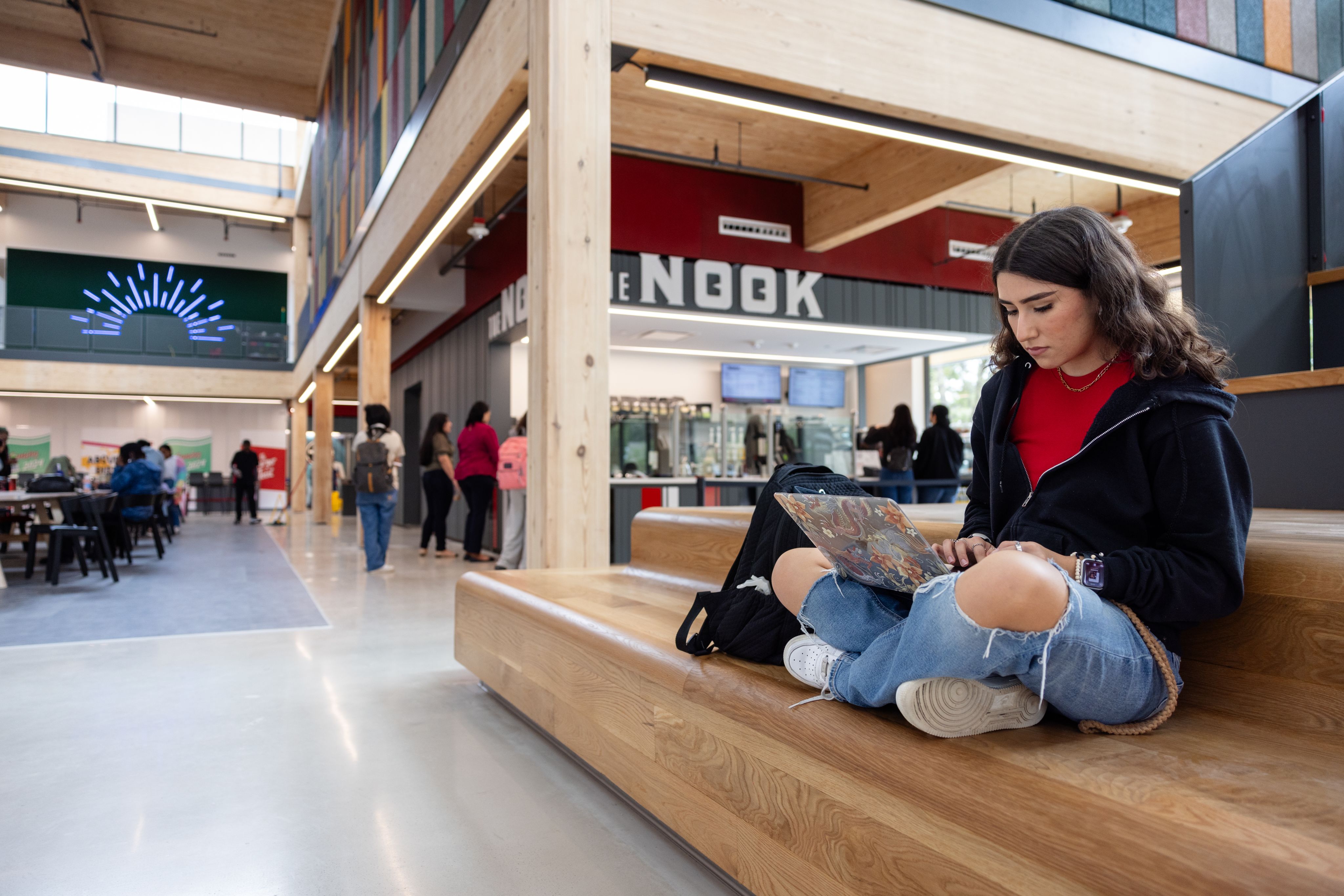 student seating in the RAD