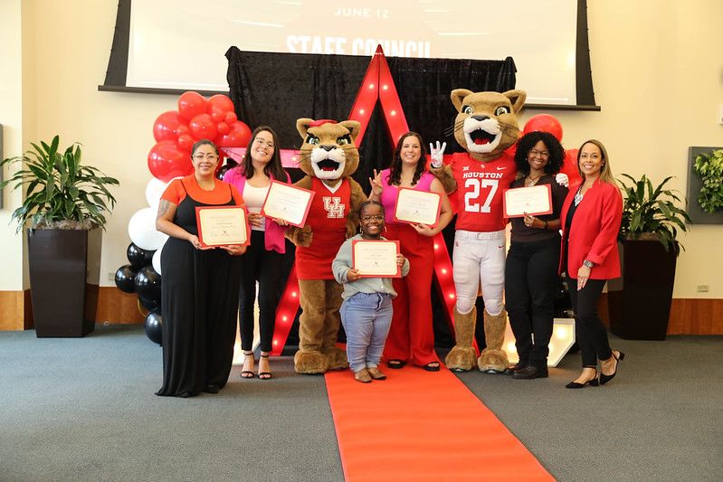 Scholarship recipients recognized at the Staff Council Awards and Scholarship Ceremony