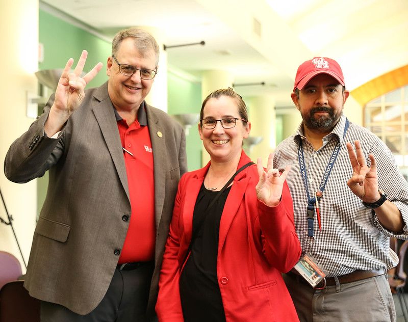 Members of the Facilities & Construction Management team posing for a photo