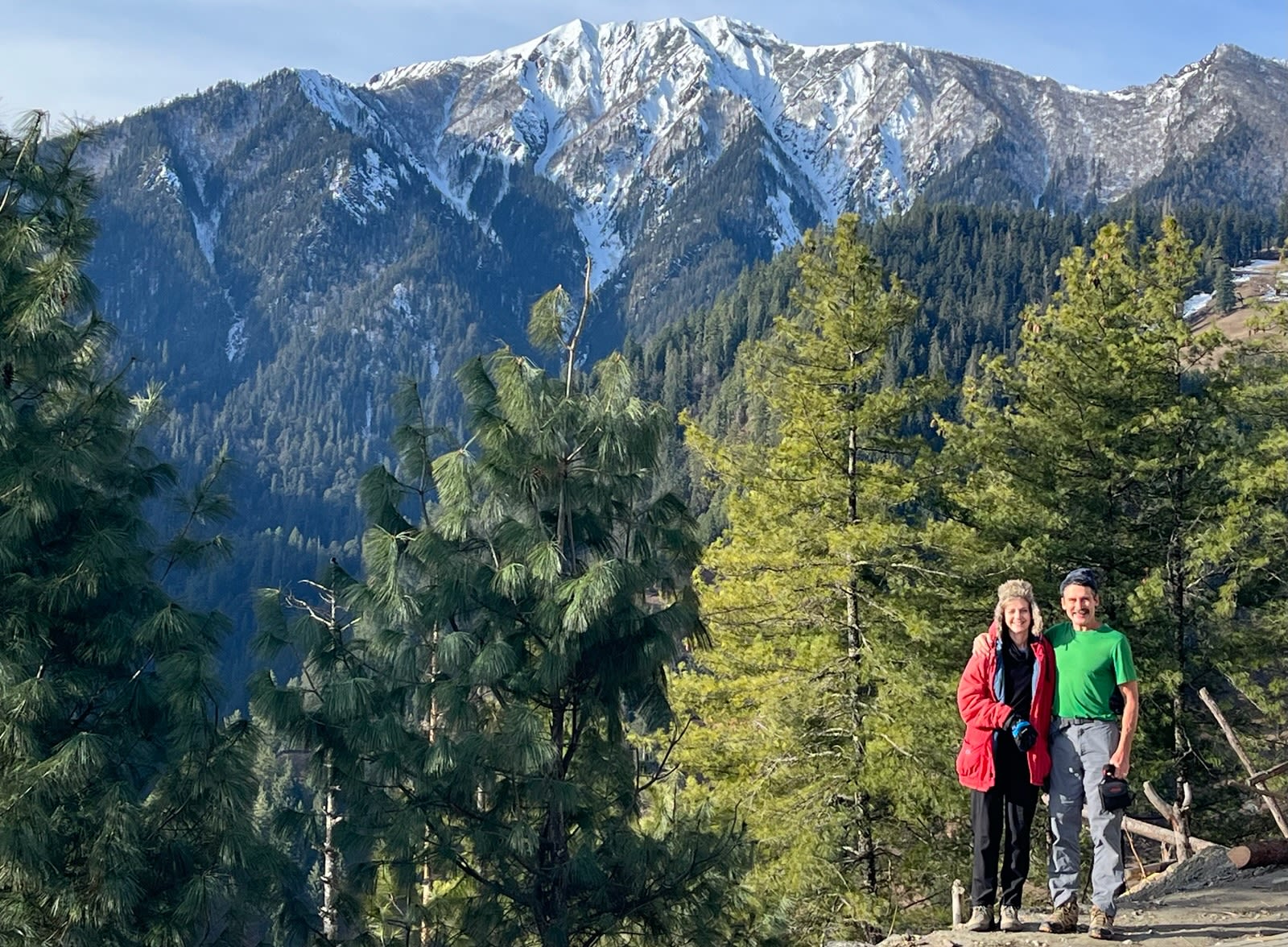 Dr. Ackerman and her husband hiking in Nepal