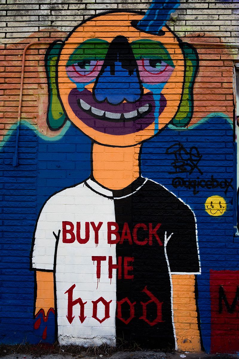 Black Lives Matter mural