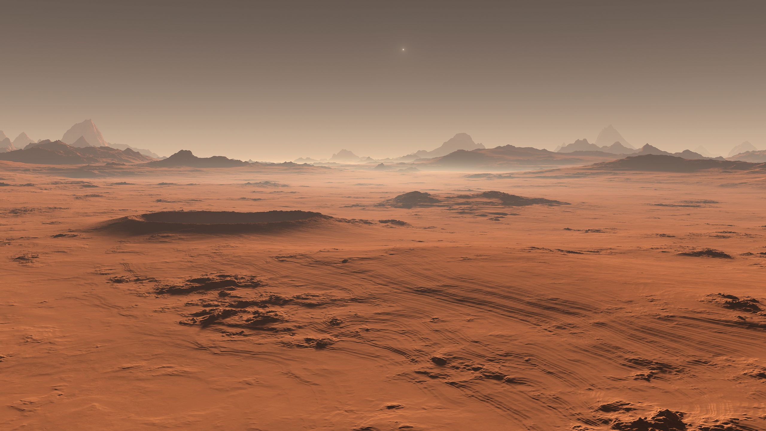 Martian landscape