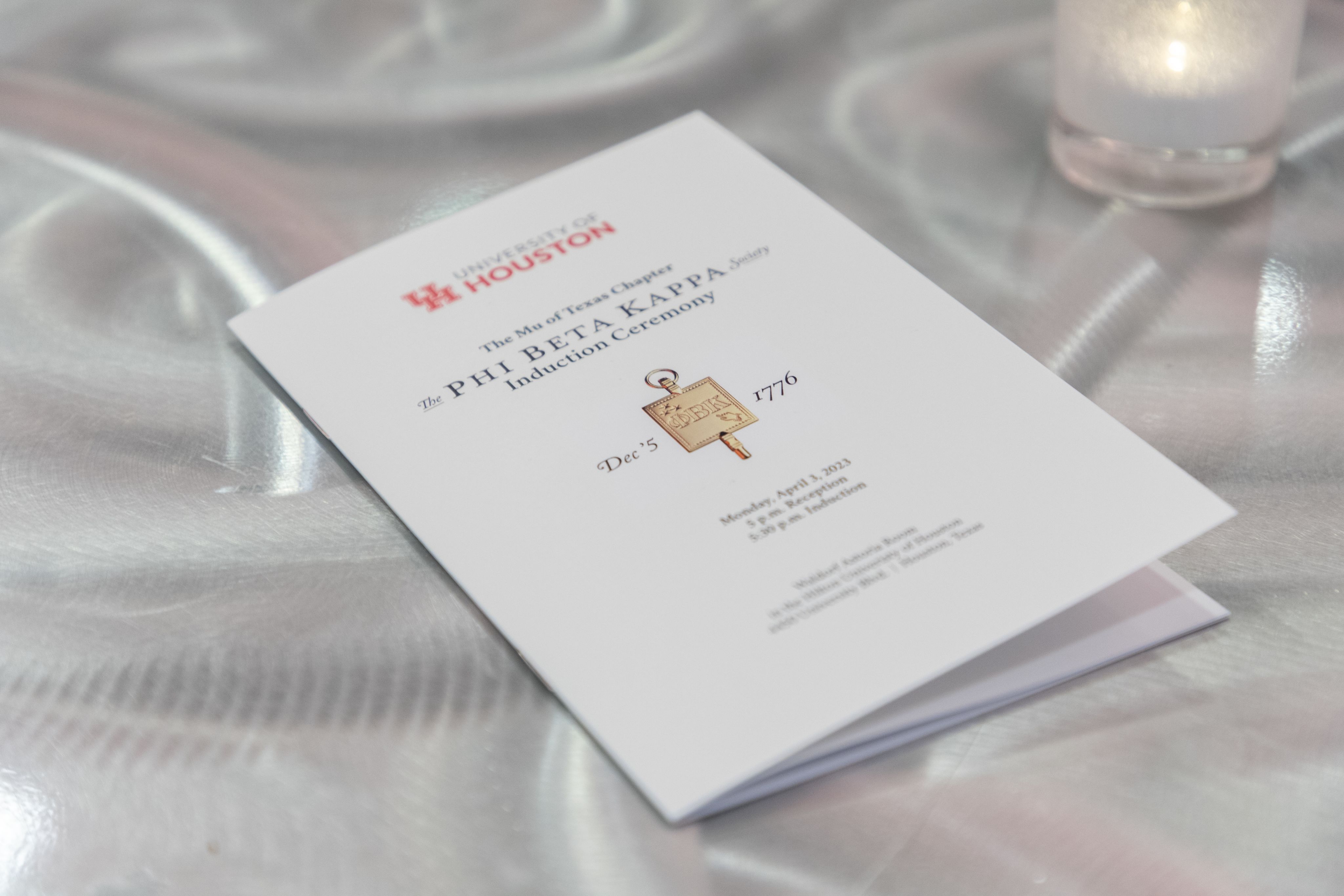 Event brochure