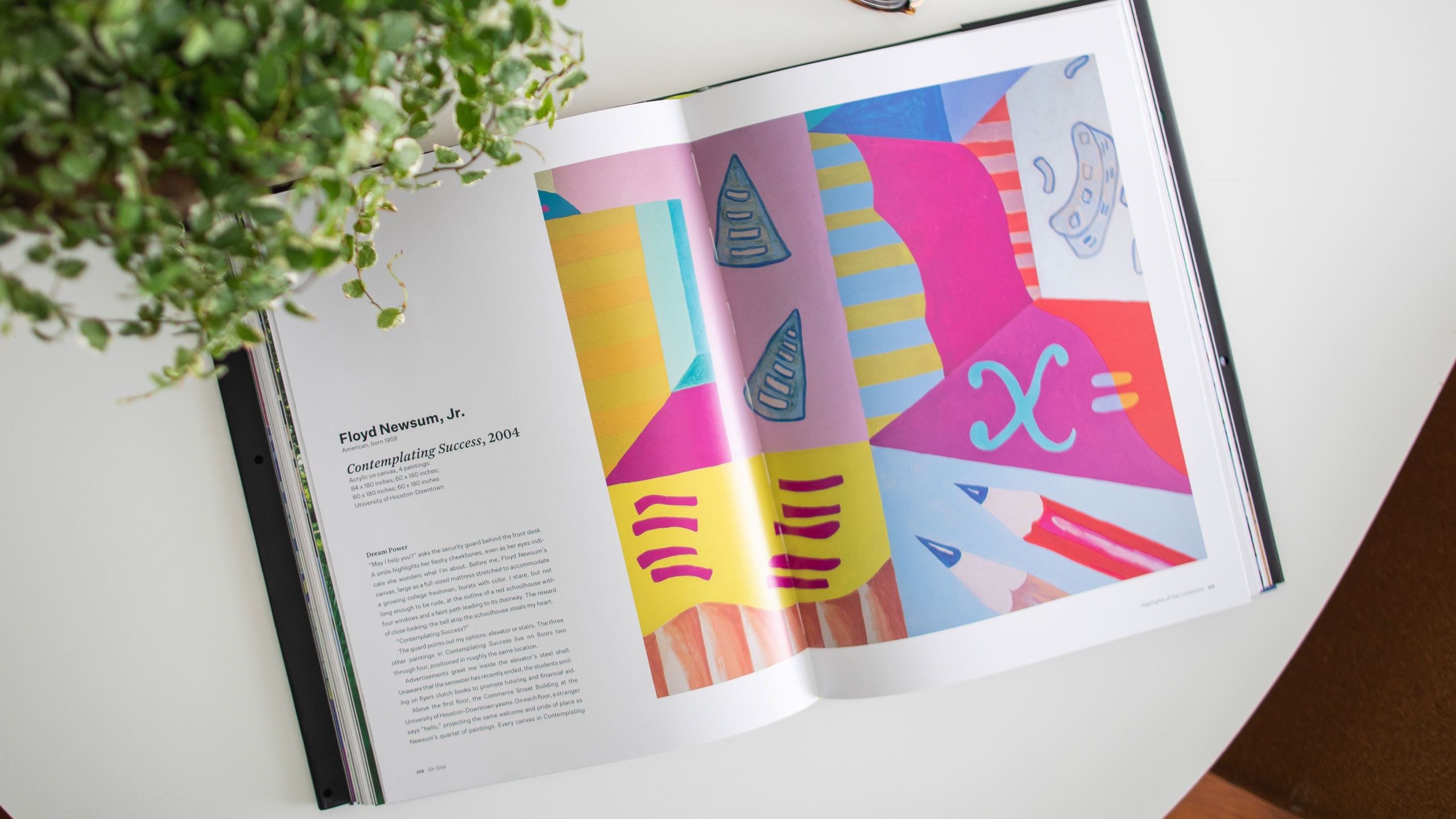 "Contemplating Success", 2004 By Floyd Newsum Jr. from within UH Public Art Book