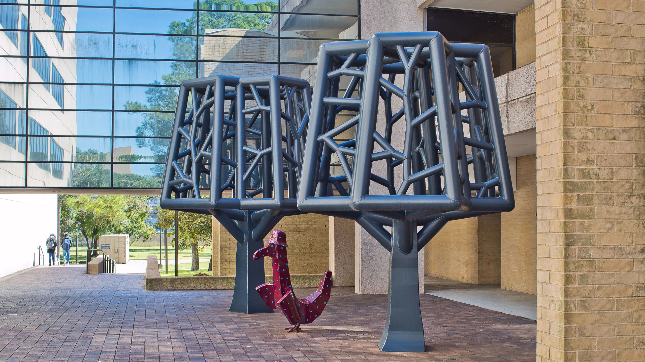 Landscape with Blue Trees. Jim Love (University of Houston)